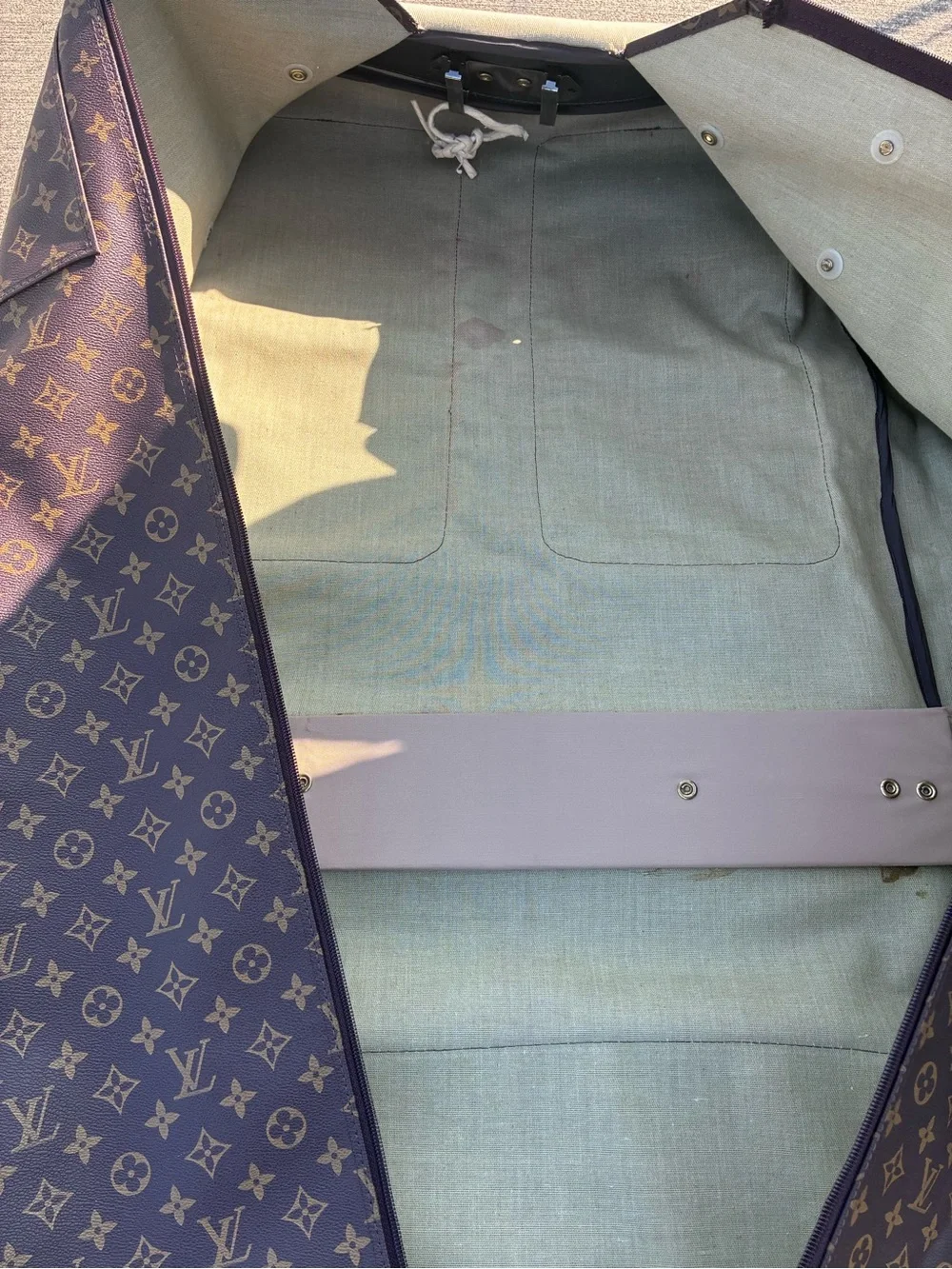 Louis Vuitton Brown Monogram Travel Garment Bag